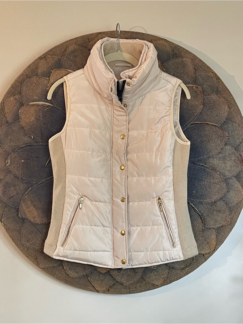 tyler böe Quilted Mixed Media Puffer Vest